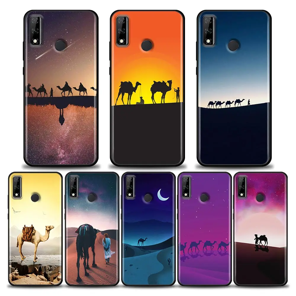 

Camel Desert Star Sky Sun Moon Funda Coque Phone Case for Huawei Y6 Y7 Y9 2019 Y6p Y8s Y9a Y7a Mate 10 20 40 Pro Lite RS Case