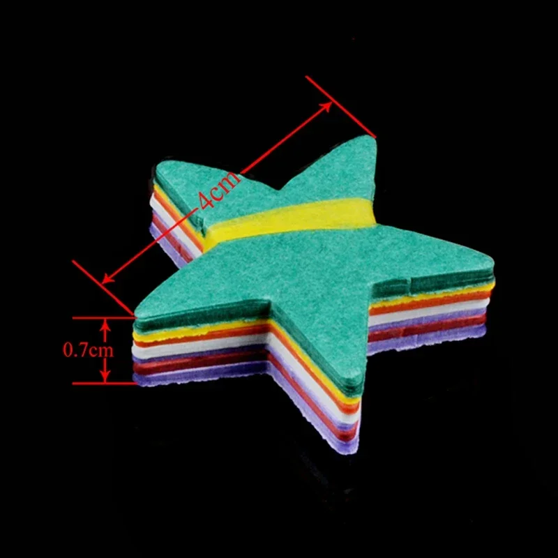 9 шт./пакет красочная звезда бумага снежинка волшебный трюк снежная буря реквизит