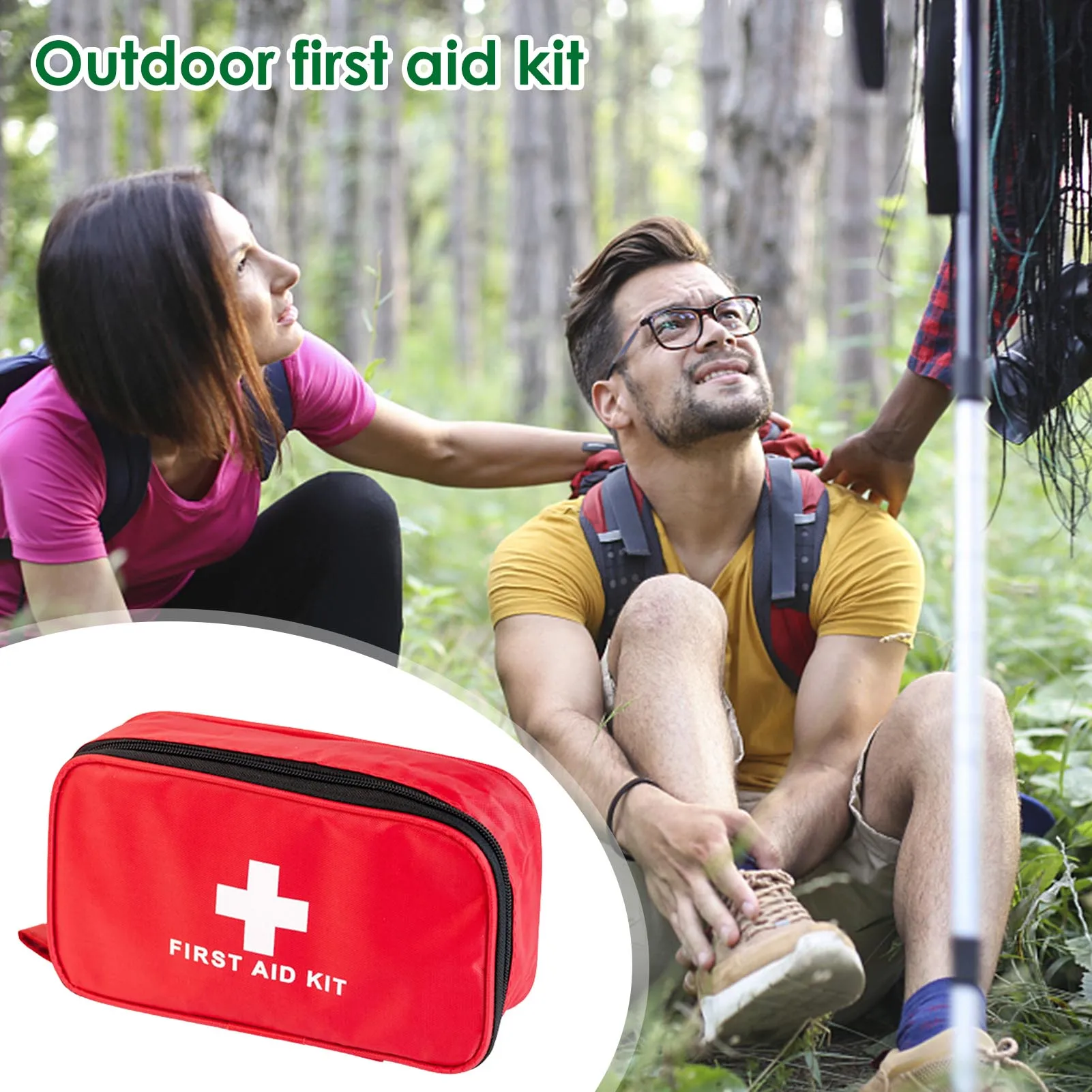 

Portable 27 Pcs Emergency Survival Set First Aid Kit For Medicines Outdoor Camping Hiking Medical Bag Emergency Handbag