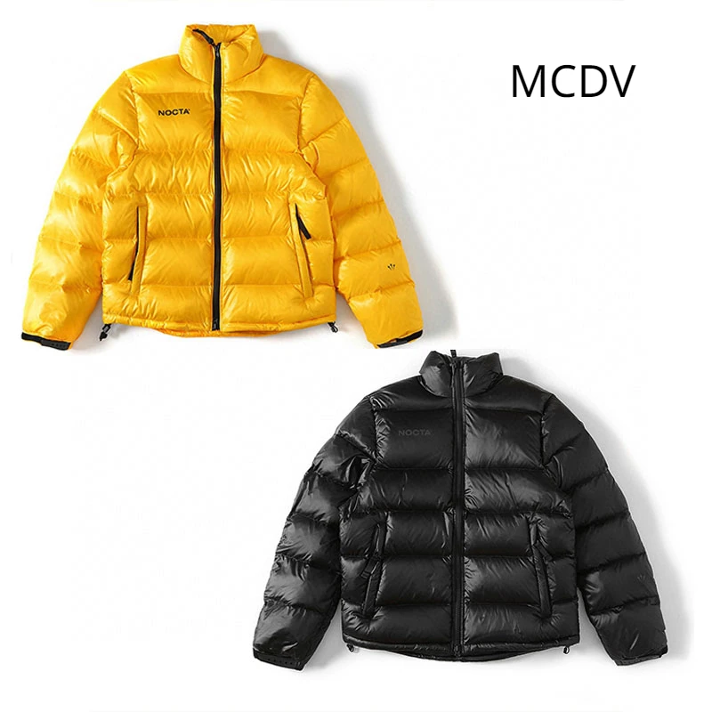

Мужская и Женская куртка на утином пуху, утепленная куртка с высоким воротником для альпинизма, модная, для пар, зима 2023, высокое качество