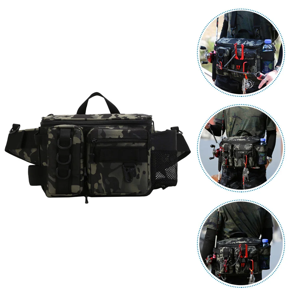 

Bag Fishing Tackle Baits Lure Outdoor Wear Resistant Gear Professional Storage Waterproof Portable Practical Large Capacity Bait