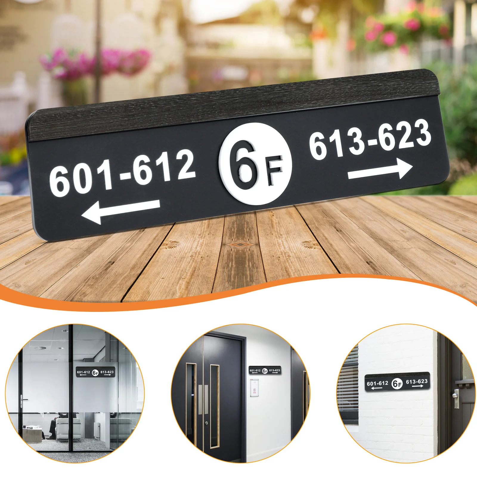 

BILEEDA уличный акриловый Домашний номер, индивидуальный адрес, табличка, горизонтальный отель, деловая дверь, уличная табличка с именем и букв...