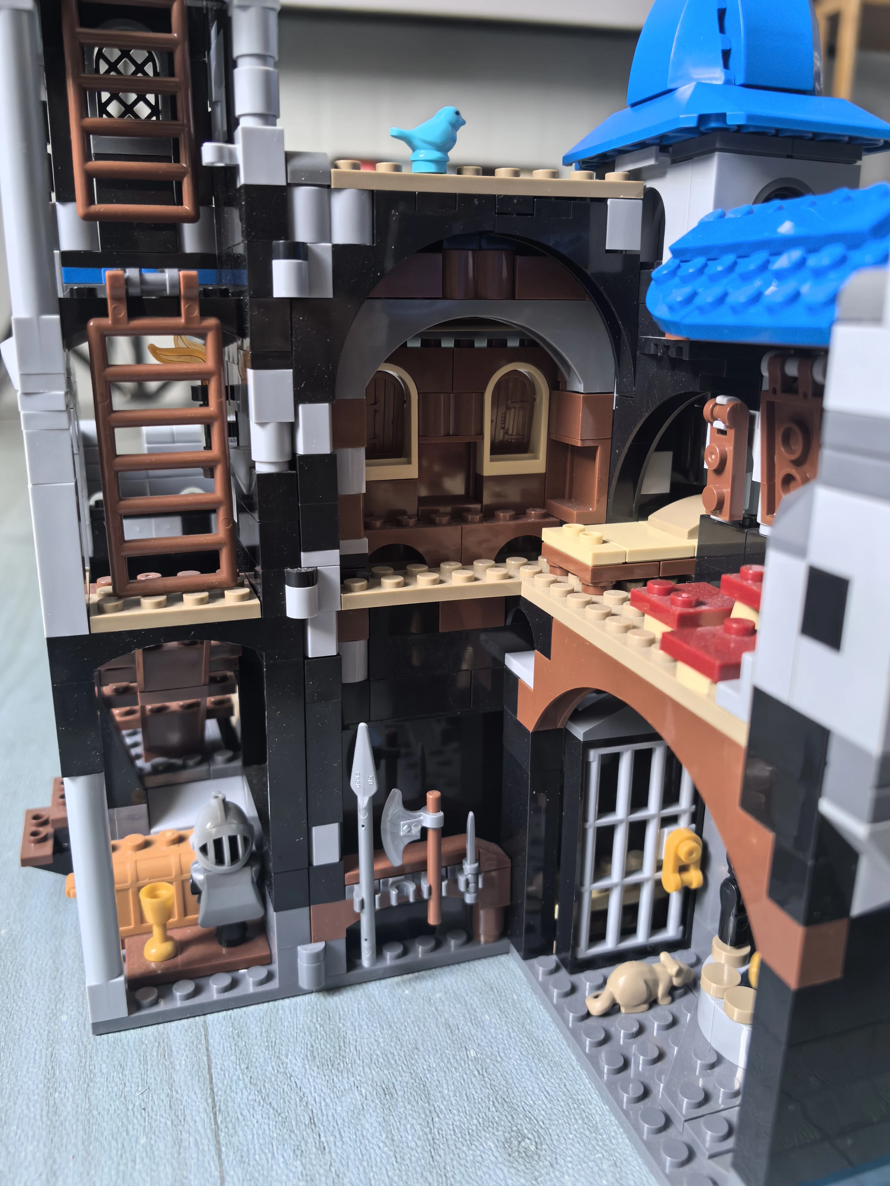 MOC-148389 архитектурная серия уезд хубин крепость замок Сборная модель игрушечный