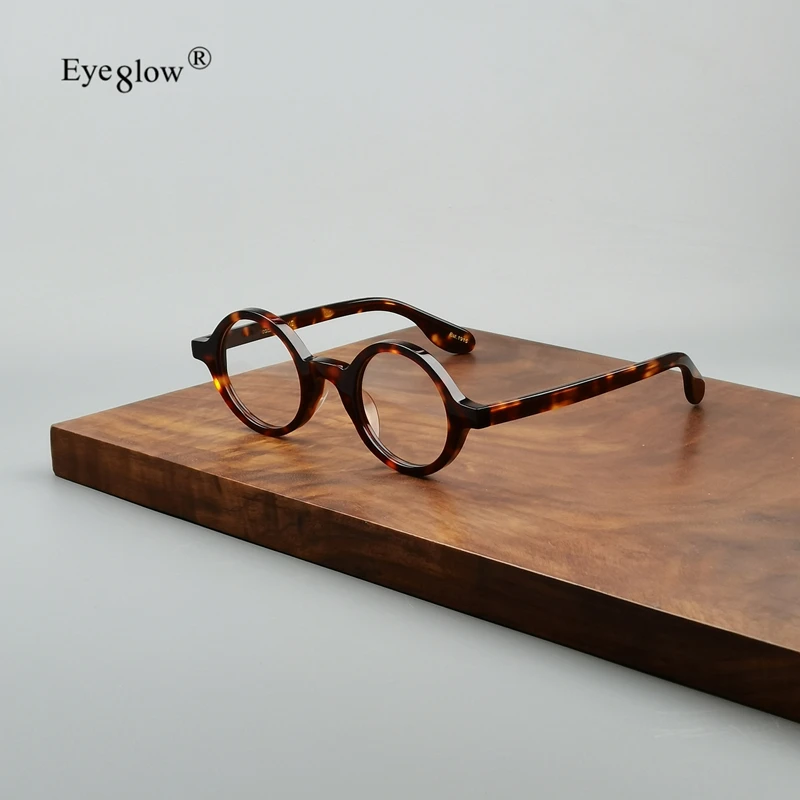 Очки для чтения мужские круглые в стиле ретро роскошные дизайнерские ацетатные