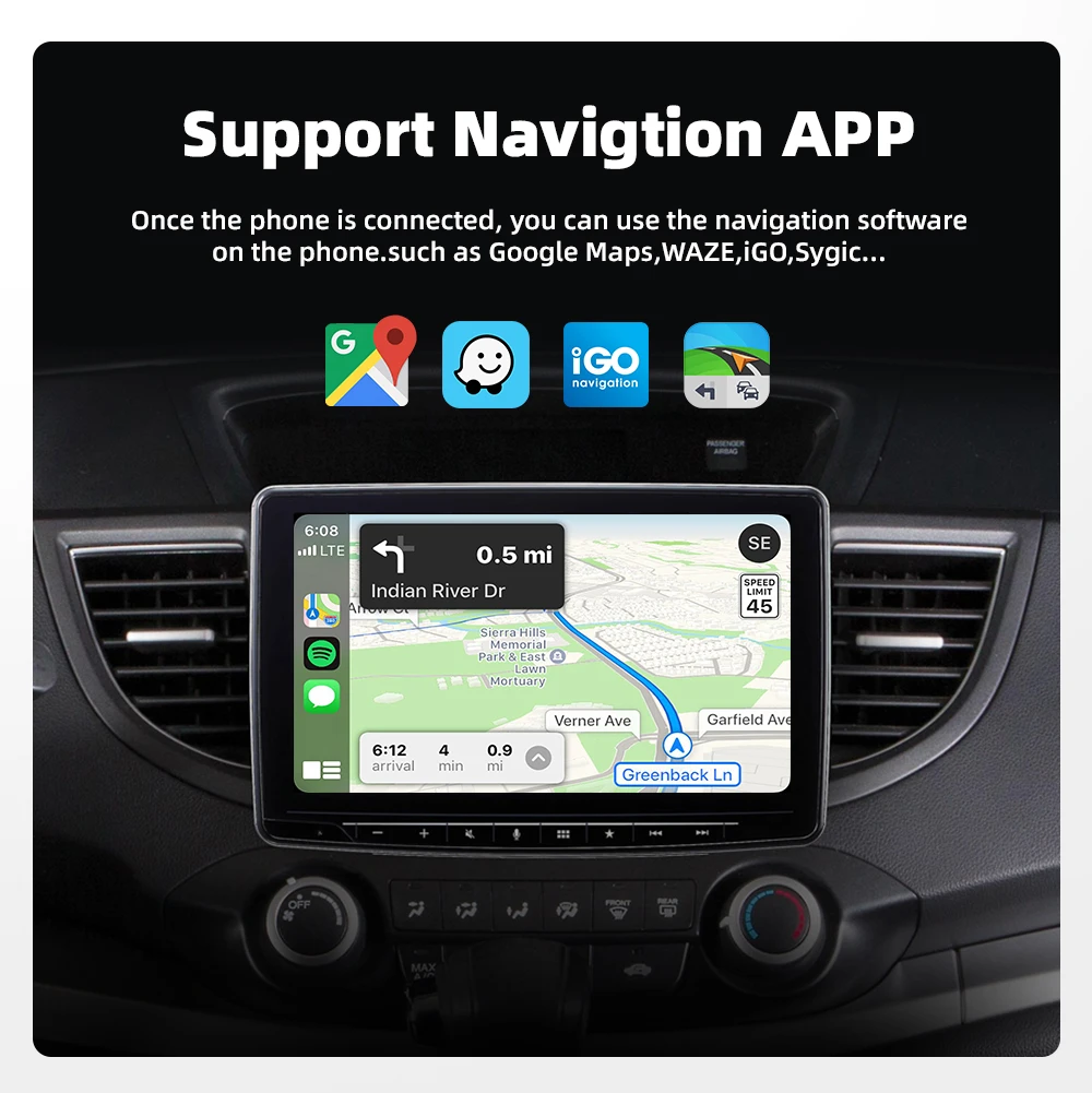 Беспроводной ключ CarPlay Беспроводной адаптер Android Auto 2 в 1 Автомобильные интеллектуальные системы AI Smart Box для автомобиля с проводным CarPlay (art.: 3920d2ee86cc8) - 3920d2ee86cc8