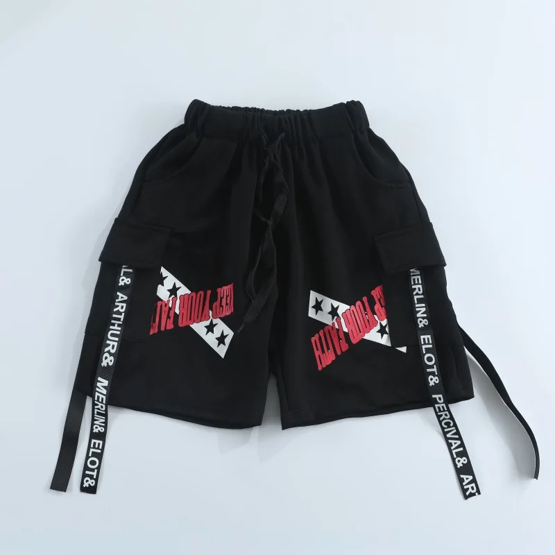 Костюм для танцев в стиле хип-хоп с блестками детей и взрослых