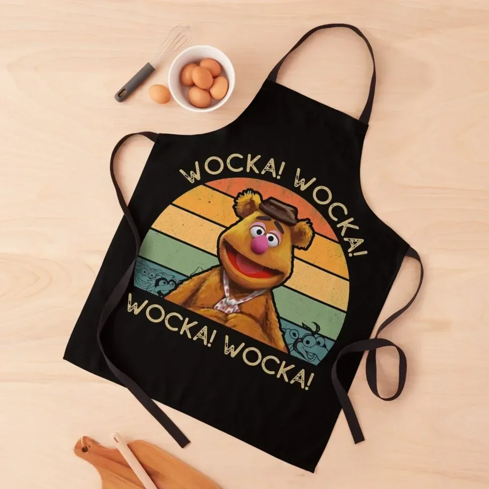 Фартук Fozzie Wocka Bear для женщин кухонный мужской подарок фартук кухонных