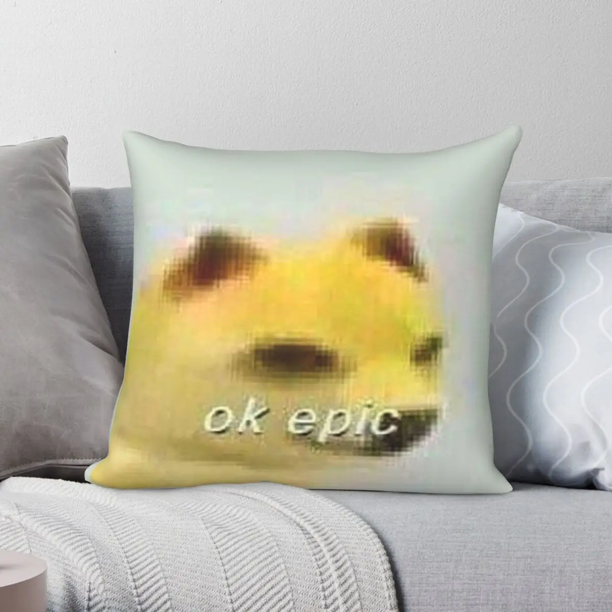 

Квадратный чехол для подушки Ok Epic из полиэстера и льна, бархатный креативный декоративный Чехол для диванной подушки на молнии