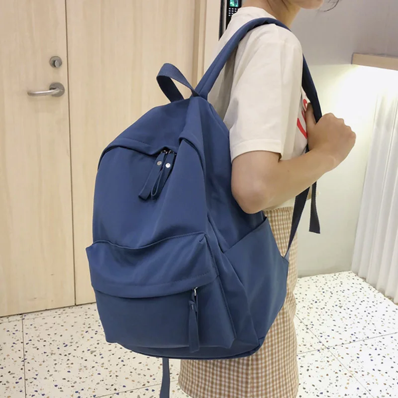 

Myvision 2022 New Women Backpack Fashion Nylon Shoulder Bag School Bagpack For Teenage Girls Travel Bag Female Leisure Backpacks