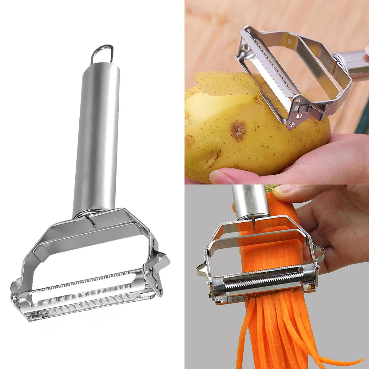 Машина для очистки 3 в 1 машина резки Джулианса картофеля овощей универсальная