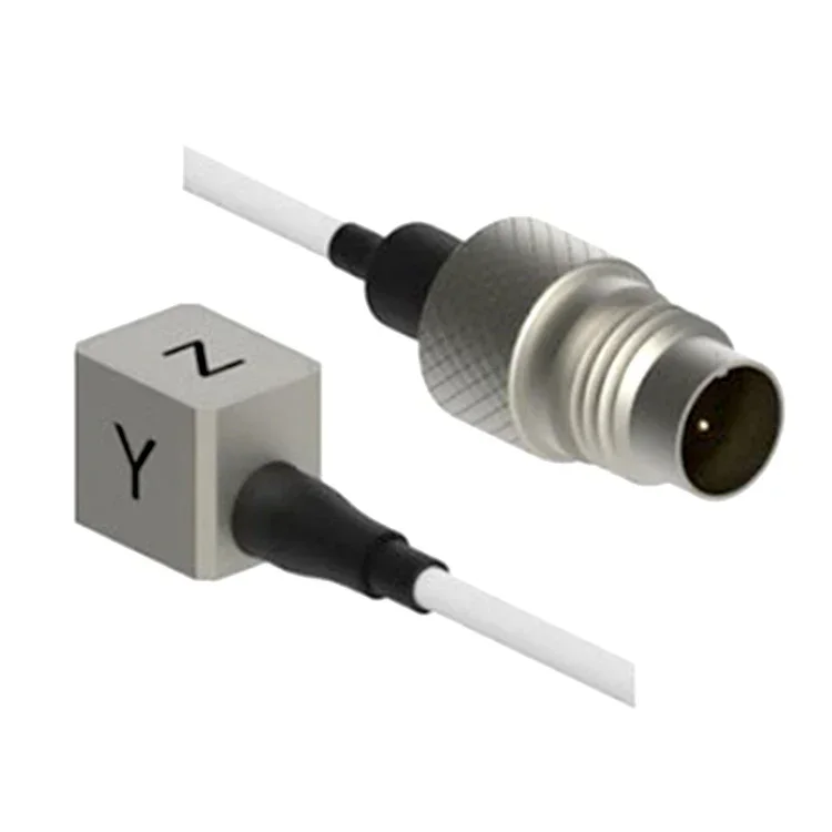 100 мВ/г Интегрированный пьезоэлектрический треххосный датчик скорости вибрации