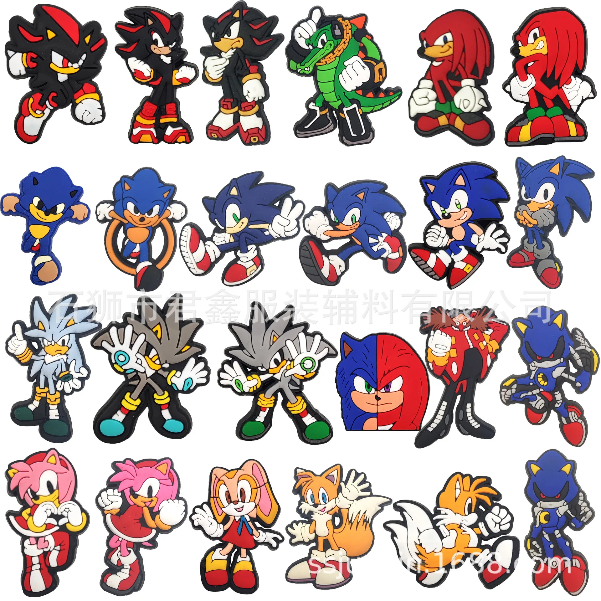 

33 стиля Sonic The Hedgehog, мультяшная Пряжка для обуви из ПВХ, одиночная распродажа, Подвески, DIY тапочки, сувенирные аксессуары
