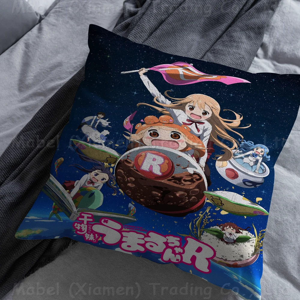 Himouto Anime Umaru Chan Pillow Gift Home Office Decoration Bedroom Sofa Car Cushion CoverPillow Case
