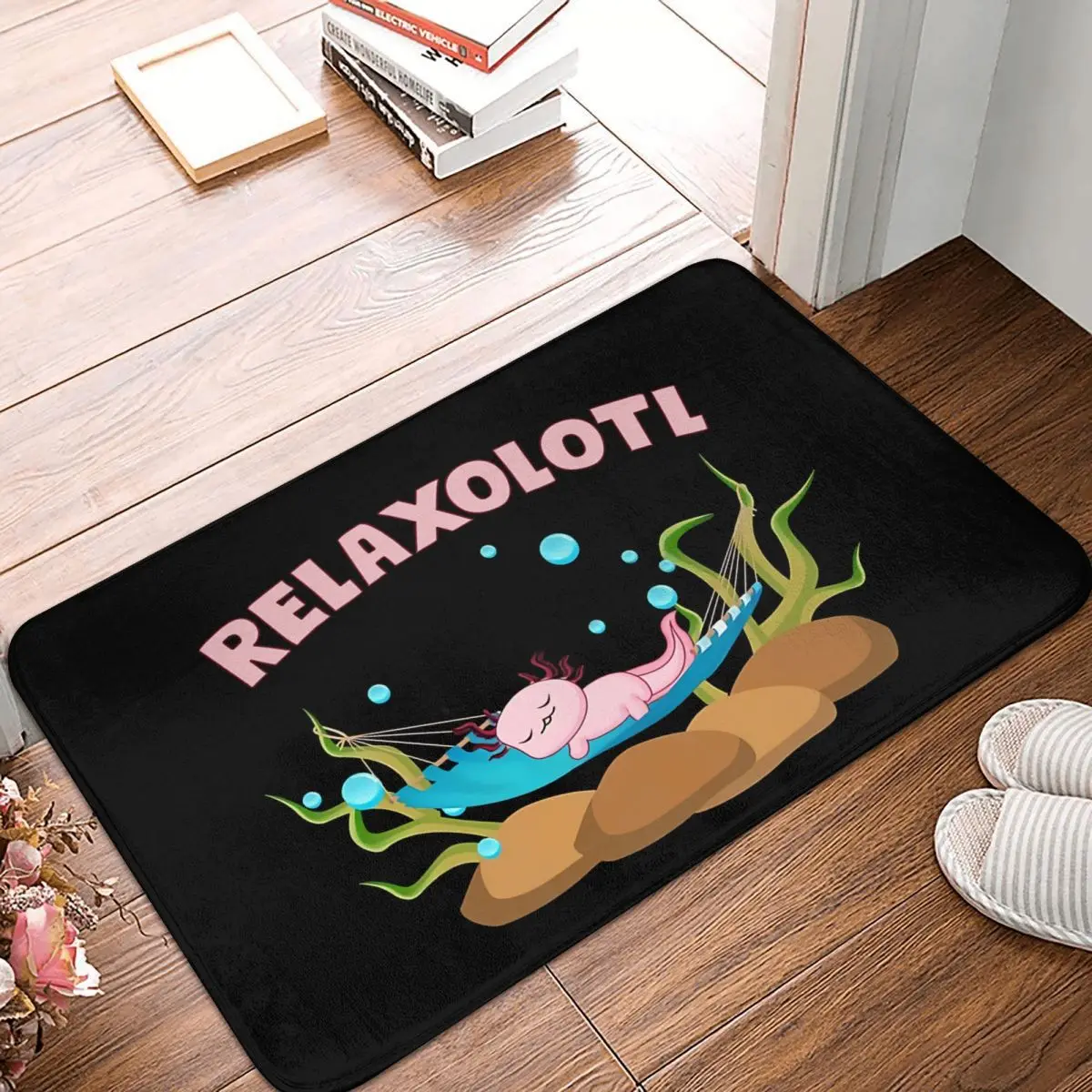 

Axolotl Lover Non-slip Doormat Living Room Mat Sleep Balcony Carpet Welcome Rug Bedroom Decor