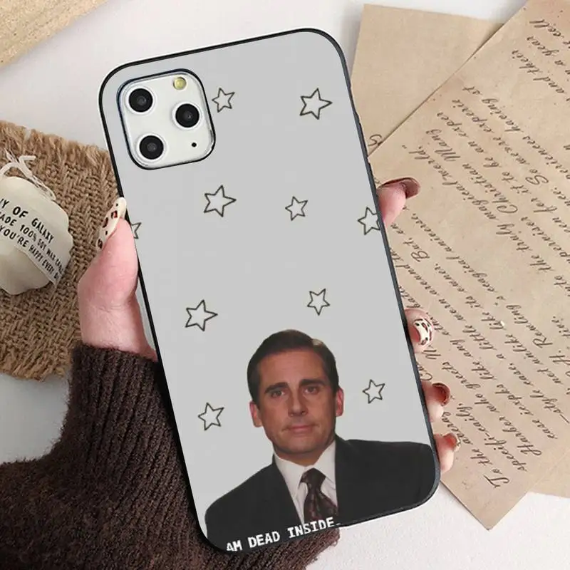 maiyaca michael scott the office phone case for iphone 11 12 13 mini pro xs max 8 7 6 6s plus x 5s se 2020 xr case free global shipping