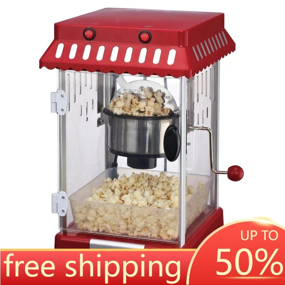 

Профессиональная электрическая машина для приготовления попкорна, 2,5 унций