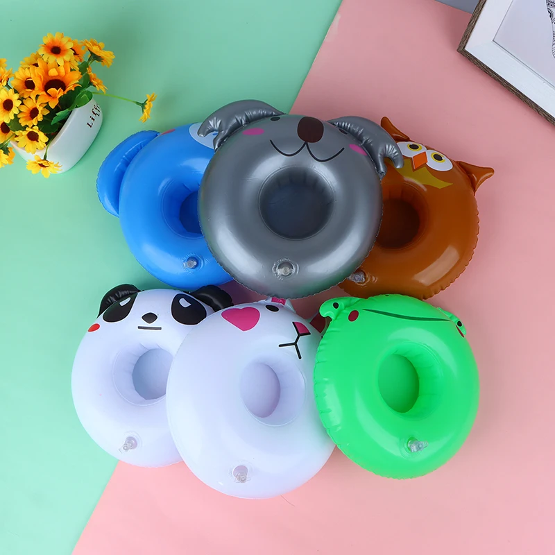 

1Pc Inflatable Drink Holder Swimming Pool Drink Cup Stand Holder Float Toy Coasters For Beverage Bottle Kids Toys Pool Supplies