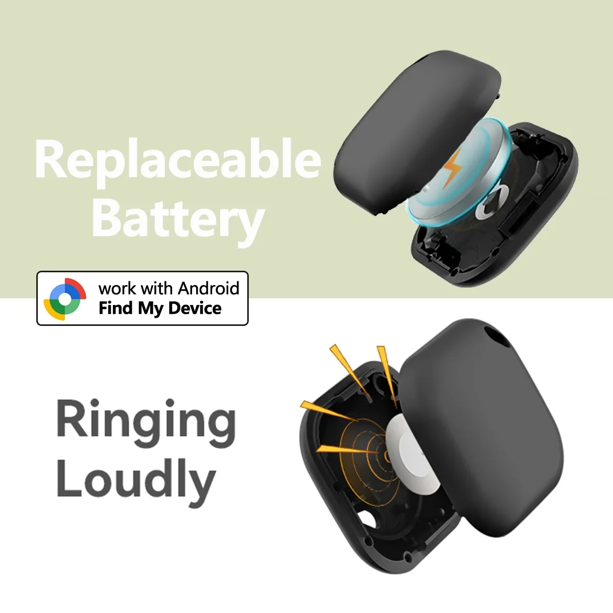 Фото CD Bluetooth Google Smart Tracker Tag Locator GPS для устройств Google Android, приложение Find Hub, Air Tag, устройство для поиска ключей, трекер для домашних животных/сумок №2