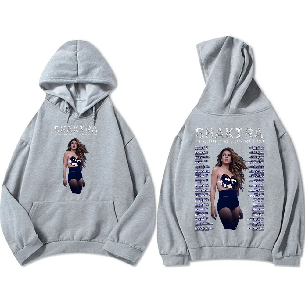Shakira Las Mujeres Ya No Lloran World Tour 202 толстовки с капюшоном унисекс уличная одежда зимняя
