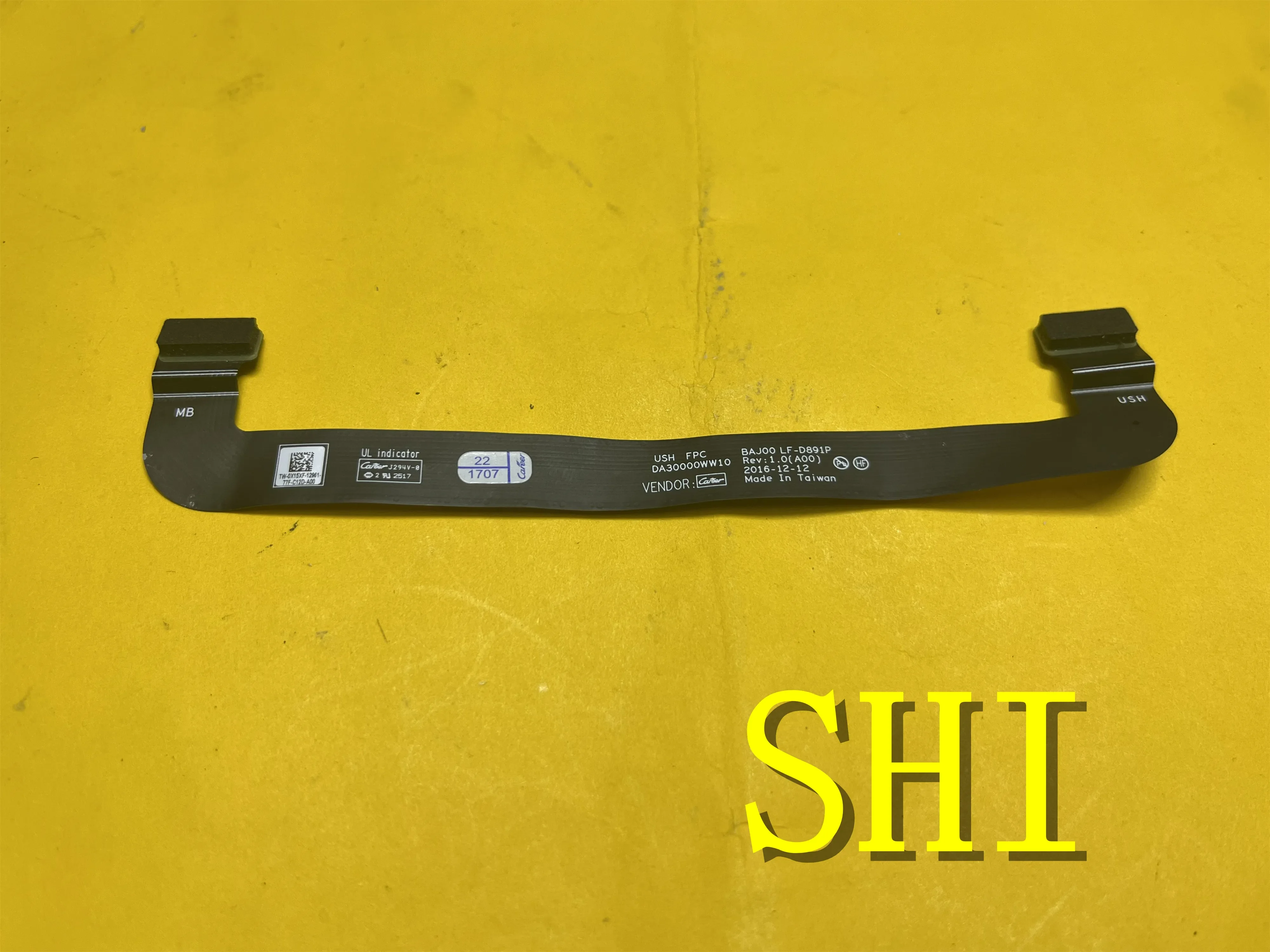 0X15XF Используется для DELL LATITUDE 5285 2-в-1 КАБЕЛЬ ИНДИКАТОРА UL BAJ00 LF-D891P X15XF