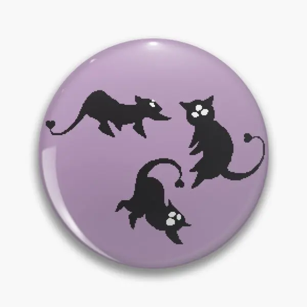 Мягкая забавная креативная брошь в виде кошки с пиксельным рисунком модный