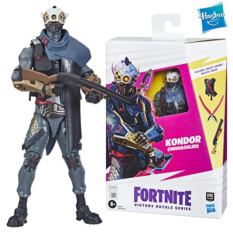 

New In Stock Hasbro Fortnite Victory Royale Series Kondor Unshackled 15Cm Action Figure Collectible Model with Accessories Toys