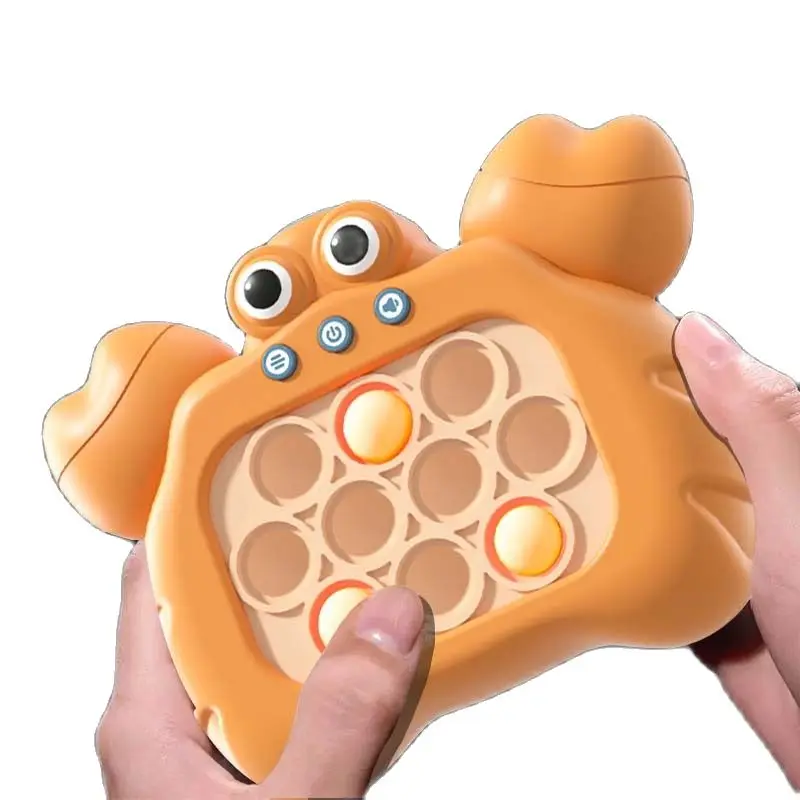 

The New Crab Press The Music Rat Killer Pioneer Run Close Speed Push Game Console Children's Puzzle Whack-a-mole Toys
