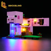 brick bling led light kit for 21170 the pig house building blocks set not include the model bricks toys for children
