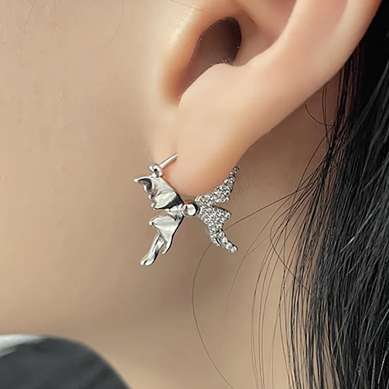 1 шт. Y2k эстетические серьги для пирсинга в виде бабочки и банта женщин