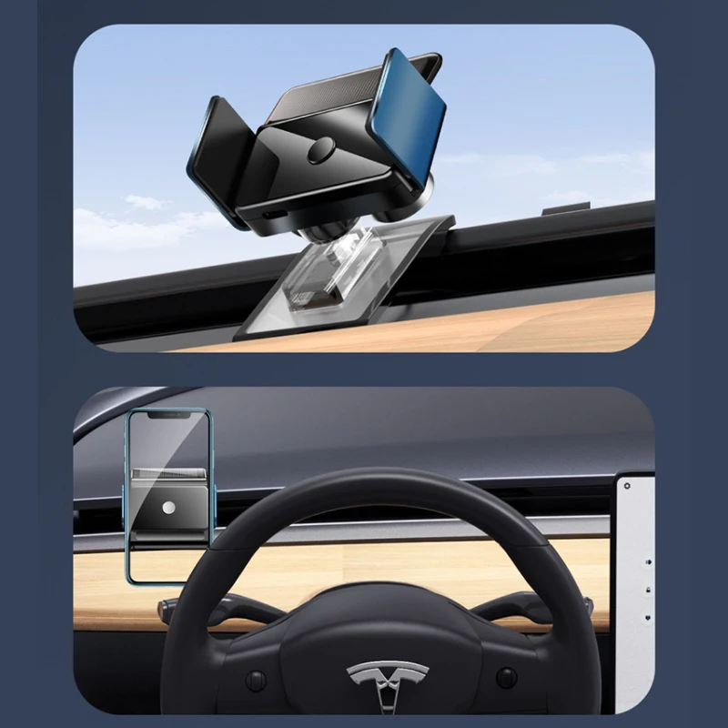 

Car Mobile Phone Holder For Tesla Model 3/Y Accessories Cell Phone Smartphone stand Air Outlet Mount GPS Stand Bracket