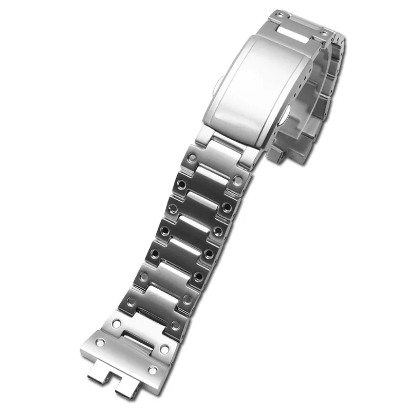 Watch accessories for Casio G-SHOCK-GMW-B5000 solid stainless steel strap small square bracelet chain