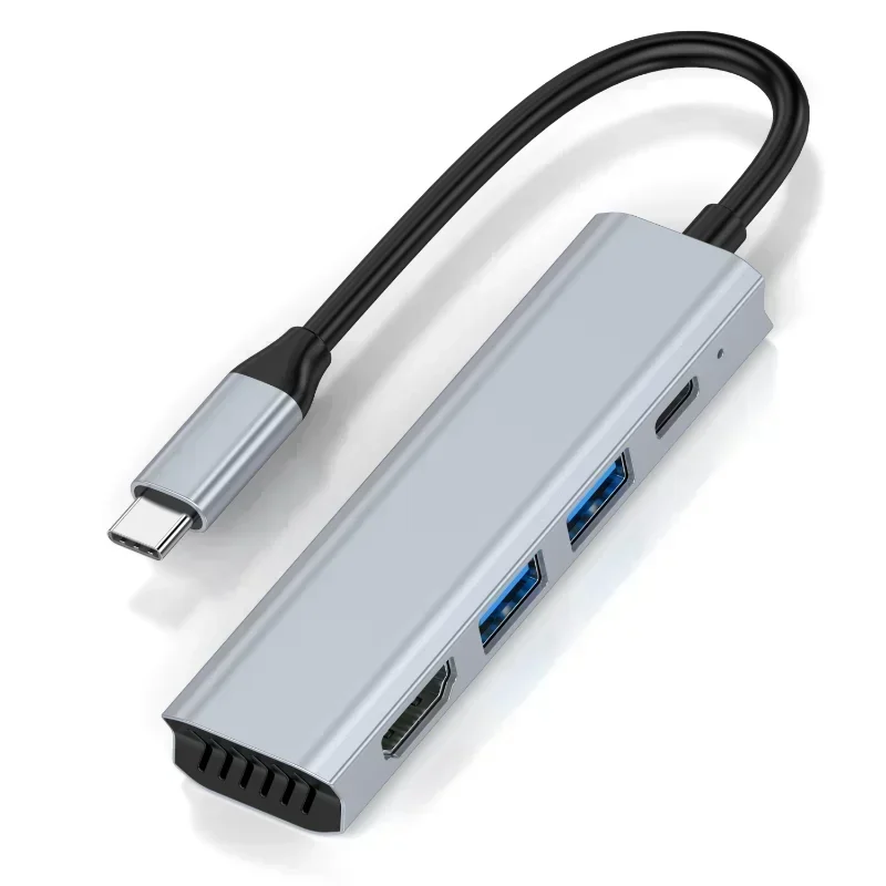 Док-концентратор Type-c + USB3.0 USB2.0 Pd Концентратор четыре в одном 4k подходит для Macbook