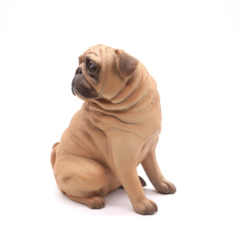 Имитация мопса собака Мопсы клоун украшения животное модель домашнего животного