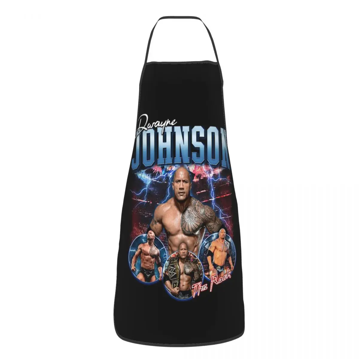 Фото Фартук Dwayne The Shrok Johnson The Rock Muscle Man для кухни, готовки, уборки, садоводства, для мужчин и женщин №2