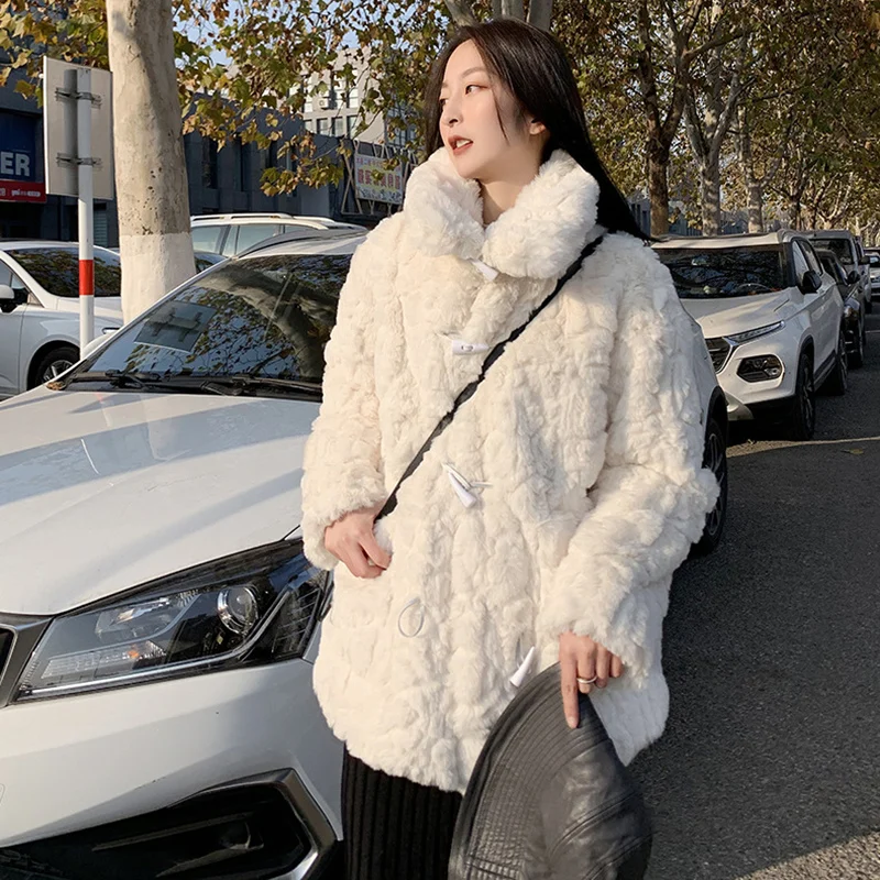 Fur Coat Women's Coat h Jacket Female Coat Winter Women's Jacket Women's Winter Coats 2022 Fur Coat Women Teddy Bear Coat