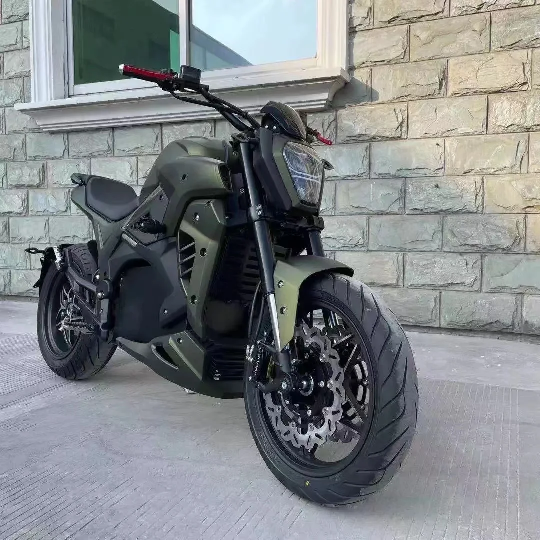 

5000w mid drive motor 150km/h high speed electric motorcycle for Russia buyer