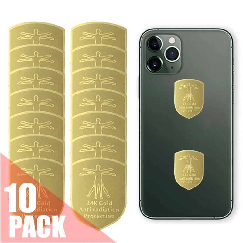 10 шт./упаковка, наклейки для защиты от излучения