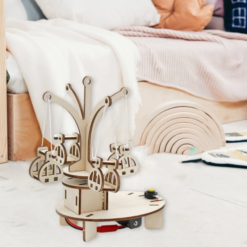 Набор 3D-пазлов &quotРуки на дереве&quot Вращающийся стул для поставок научных