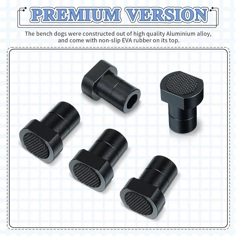 8 упаковок скамейка для собак зажим верстака отверстие с нескользящей накладкой