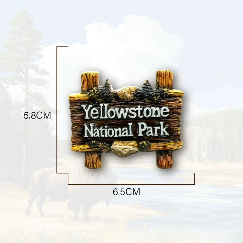 

Магнит на холодильник BearPaw Yellowstone Park