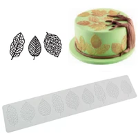 silicone cake fondant molds leaf shape chocolate muffin mousse cake mould dessert diy baking tray pastry decorating tools