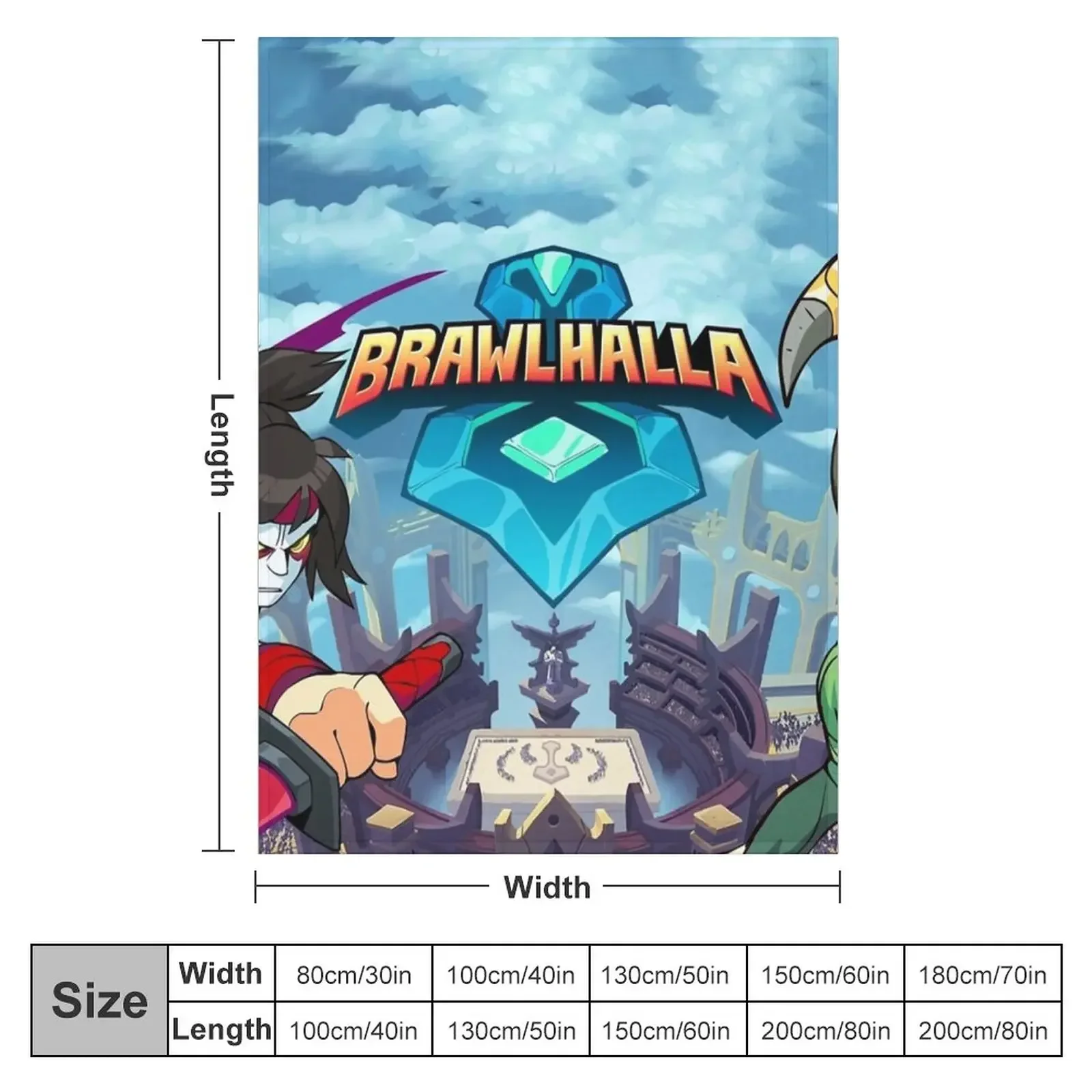 Роскошное пляжное одеяло Super brawlhalla утолщенное для Хэллоуина декоративные одеяла