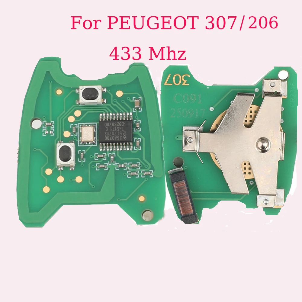 

Электронная Плата Для Автомобильного Ключа С Дистанционным Управлением Jingyuqin Для PEUGEOT 206 Partner CITROEN C1 C2 Berlin...