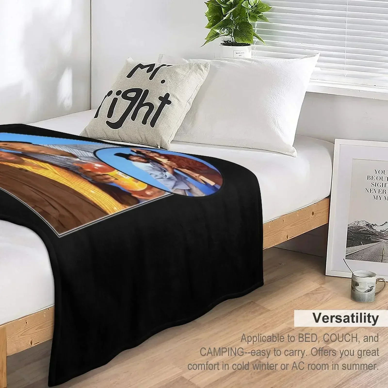 Kenan &amp Kel винтажная футболка с коллажем роскошное дизайнерское плюшевое одеяло из