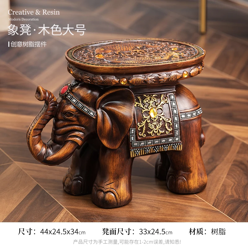 

Статуэтка-табурет слон сандал