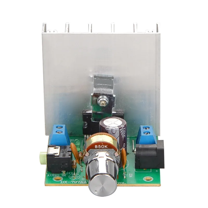 DX-7266 14W Плата усилителя мощности двухканальная Бесшумная 12V