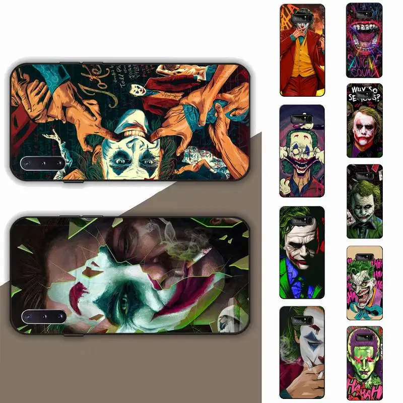 

MINISO Joke Man Phone Case for Samsung Note 5 7 8 9 10 20 pro plus lite ultra A21 12 72