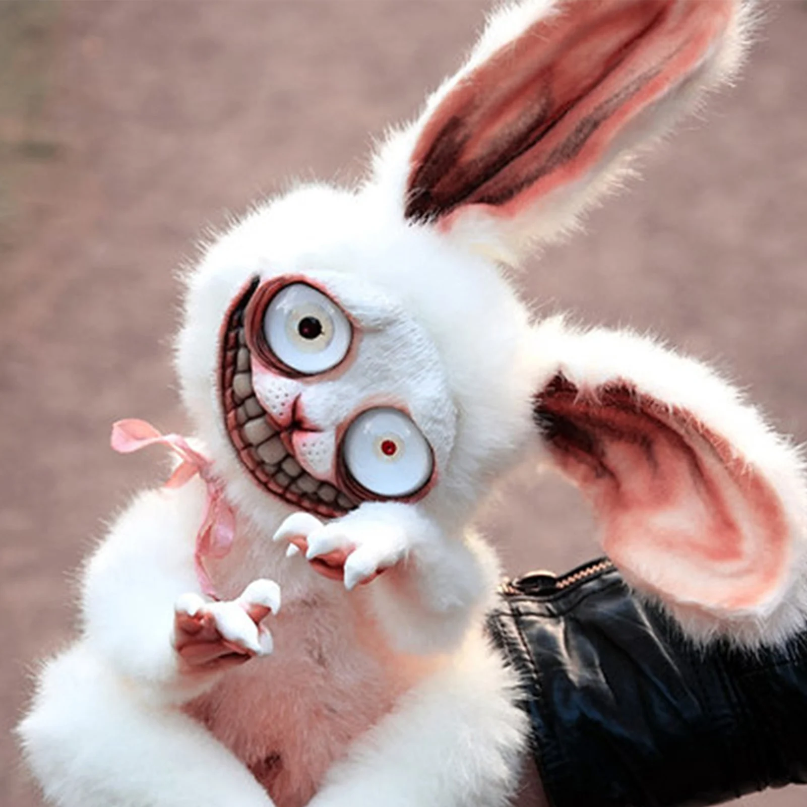 

15cm Scary Bunny Doll Crazy Bunny Plush Toy Horror Game Stuffed Rabbit Toys Birthday Gifts For Children Kids Simulation Rabbits