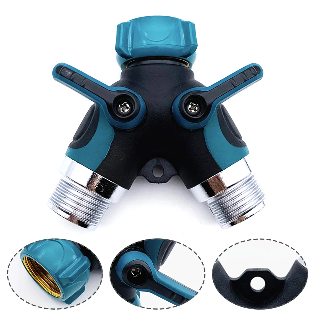 

BSP Tap Connection Y-connection Garden Yard 2 Valves 2 Way Connector 3/4\" Connector