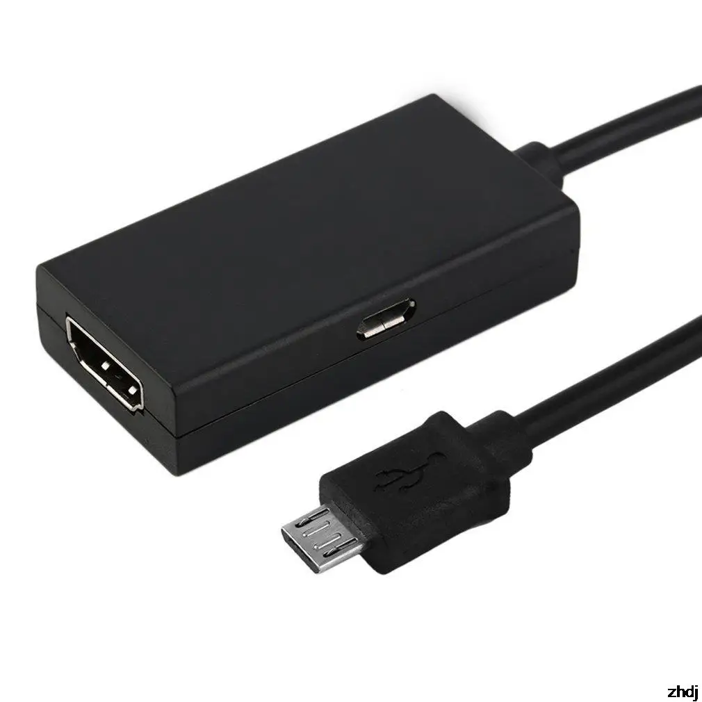 Переходник Micro USB 2.0/HDMI MHL с кабелем HD 1080p для Android Samsung HTC LG |